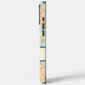 カスタムモノグラム水彩葉模様 Case-Mate iPhoneケース (裏面 / 左)