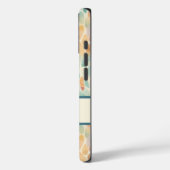 カスタムモノグラム水彩葉模様 Case-Mate iPhoneケース (裏面 / 左)