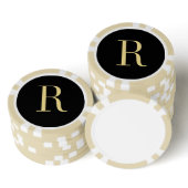 カスタムモノグラム結婚の父の日トランプのポーカーチップ ポーカーチップ (コレクション)