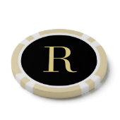 カスタムモノグラム結婚の父の日トランプのポーカーチップ ポーカーチップ (トップ)