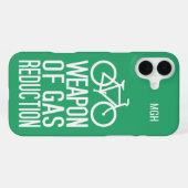 カスタムモノグラム&カラー自転車 iPhoneケース (裏面横)