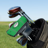 カスタムモノグラム グリーン Eat Sleep Golf Repeat ゴルフヘッドカバー (インサイチュ)