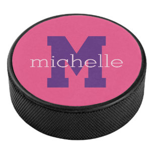 カスタムモノグラム&ネームホッケーパック アイスホッケーパック