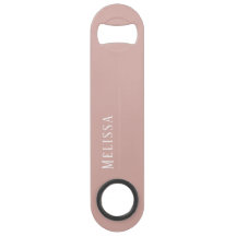 カスタムモノグラム、モダン赤面ピンク