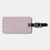 カスタムモノグラム、ラベモダンンダーカラー ラゲッジタグ (正面横)