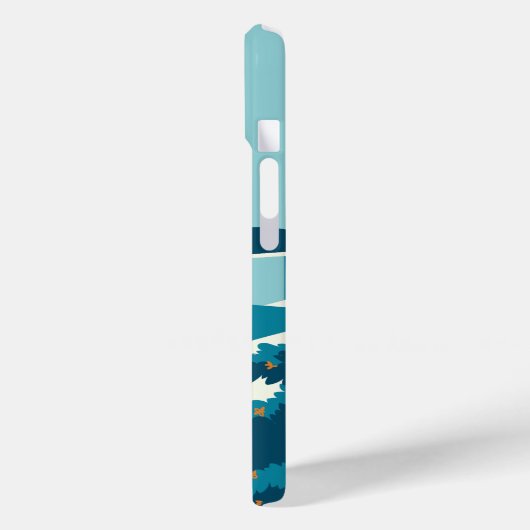 カスタムモノグラム&文字ギリシャ Case-Mate iPhoneケース (裏面 / 左)