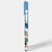 カスタムモノグラム&文字サントリーニギリシャ Case-Mate iPhoneケース (裏面 / 左)