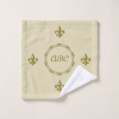 カスタムモノグラム(紋章の)フラ・ダ・リバスタオルセット バスタオルセット (ウォッシュタオル)