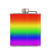 カスタムモノグラム、LGBTレインボープライドフェニックスライジング フラスク (裏面)