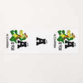 カスタムモノグラムAはアリゲーター爬虫類用おもしろいだ ヨガマット (正面(横))