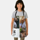 カスタムモノグラムEは可愛いカラフルゾウ用 エプロン (インサイチュ)