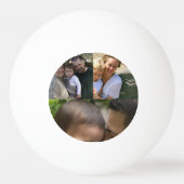 カスタムモノグラムFは魚漫画イラストレーション 卓球ボール (裏面)