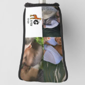 カスタムモノグラムGはキリンのかわいいキリン ゴルフヘッドカバー (回転90)