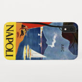 カスタムモノグラムNapoli (ナポリ)の電話番号ケース Case-Mate iPhoneケース (裏面(横))