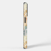 カスタムモノグラ芸術的ム水彩模様 Case-Mate iPhoneケース (裏面 / 右)