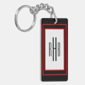 カスタムモンズモノグラムキーチェーン キーホルダー (正面左)