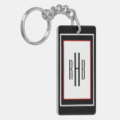 カスタムモンズモノグラムキーチェーン キーホルダー (正面左)