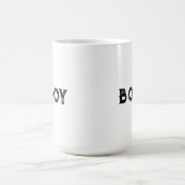 カスタムモーフィングマグ – "男の子"名前の文字が表示 モーフィングマグカップ (中央)