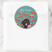 カスタムモールキッズお祝いシール ラウンドシール (バッグ)