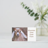 カスタムヤギ農園カントリービジネスカード 名刺 (スタンド正面)