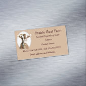 カスタムヤギ飼畜業 マグネット名刺 (インサイチュ)