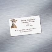 カスタムヤギ養殖動物名刺 マグネット名刺 (インサイチュ)