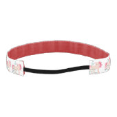 カスタムユニコーンかわいい女の子クリスマス アスレチックヘッドバンド (裏面)