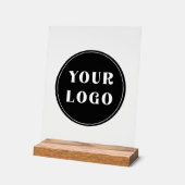 カスタムユニークお洒落とミニマル アクリルサイン (傾斜)