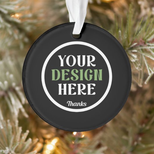 カスタムユニークお洒落とミニマル オーナメント (ツリー)