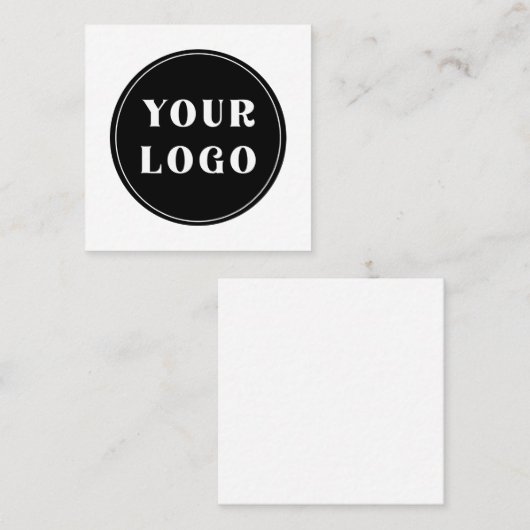 カスタムユニークお洒落とミニマル コーリングカード (正面/裏面)