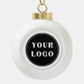 カスタムユニークお洒落とミニマル セラミックボールオーナメント (正面)