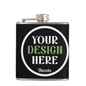 カスタムユニークお洒落とミニマル フラスク (正面)