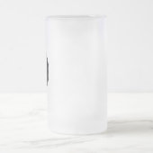 カスタムユニークお洒落とミニマル フロストグラスビールジョッキ (中央)