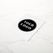 カスタムユニークお洒落とミニマル 箔シーズンポストカード (回転した状態)