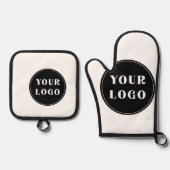 カスタムユニークお洒落とミニマル 鍋つかみ&鍋敷きセット (正面)