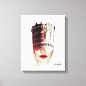 カスタムユニークアートワークOld Swedish water tower キャンバスプリント (正面)