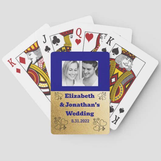 カスタムユニークウェディングのお気に入りトランプ トランプ (裏面)