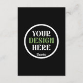 カスタムユニークキスお洒落、ミニマリストhershey® エンクロージャーカード (正面)