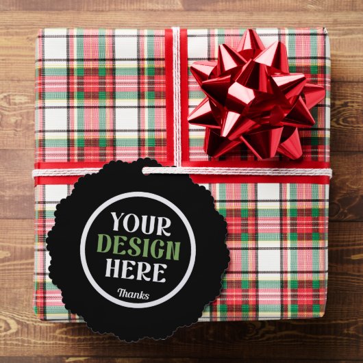 カスタムユニークキスお洒落、ミニマリストhershey® オーナメントカード (インサイチュ (ギフト))