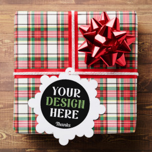 カスタムユニークキスお洒落、ミニマリストhershey® オーナメントカード