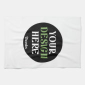 カスタムユニークキスお洒落、ミニマリストhershey® キッチンタオル (横)