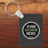 カスタムユニークキスお洒落、ミニマリストhershey® キーホルダー (正面)