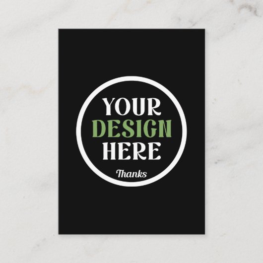 カスタムユニークキスお洒落、ミニマリストhershey® コーリングカード (正面)