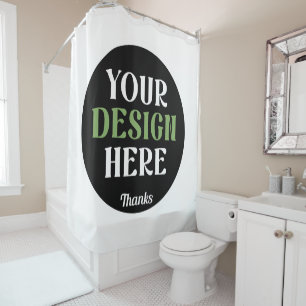 カスタムユニークキスお洒落、ミニマリストhershey® シャワーカーテン