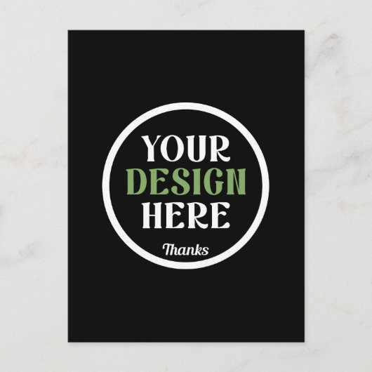 カスタムユニークキスお洒落、ミニマリストhershey® シーズンポストカード (正面)