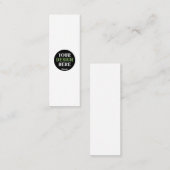 カスタムユニークキスお洒落、ミニマリストhershey® スキニー名刺 (正面/裏面)