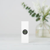 カスタムユニークキスお洒落、ミニマリストhershey® スキニー名刺 (スタンド正面)