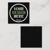 カスタムユニークキスお洒落、ミニマリストhershey® ノートカード (正面/裏面)