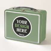 カスタムユニークキスお洒落、ミニマリストhershey® メタルランチボックス (正面)