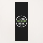 カスタムユニークキスお洒落、ミニマリストhershey® ヨガマット (正面)